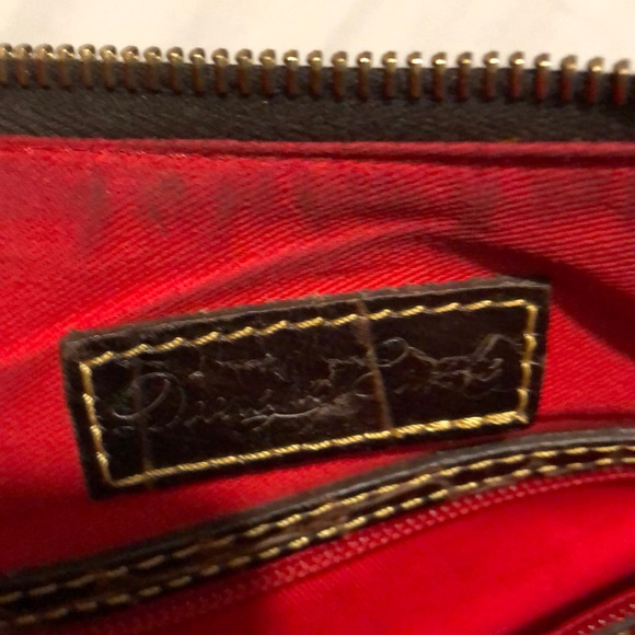 Dooney & Bourke Croc embossed leather bag - Picture 4 of 6